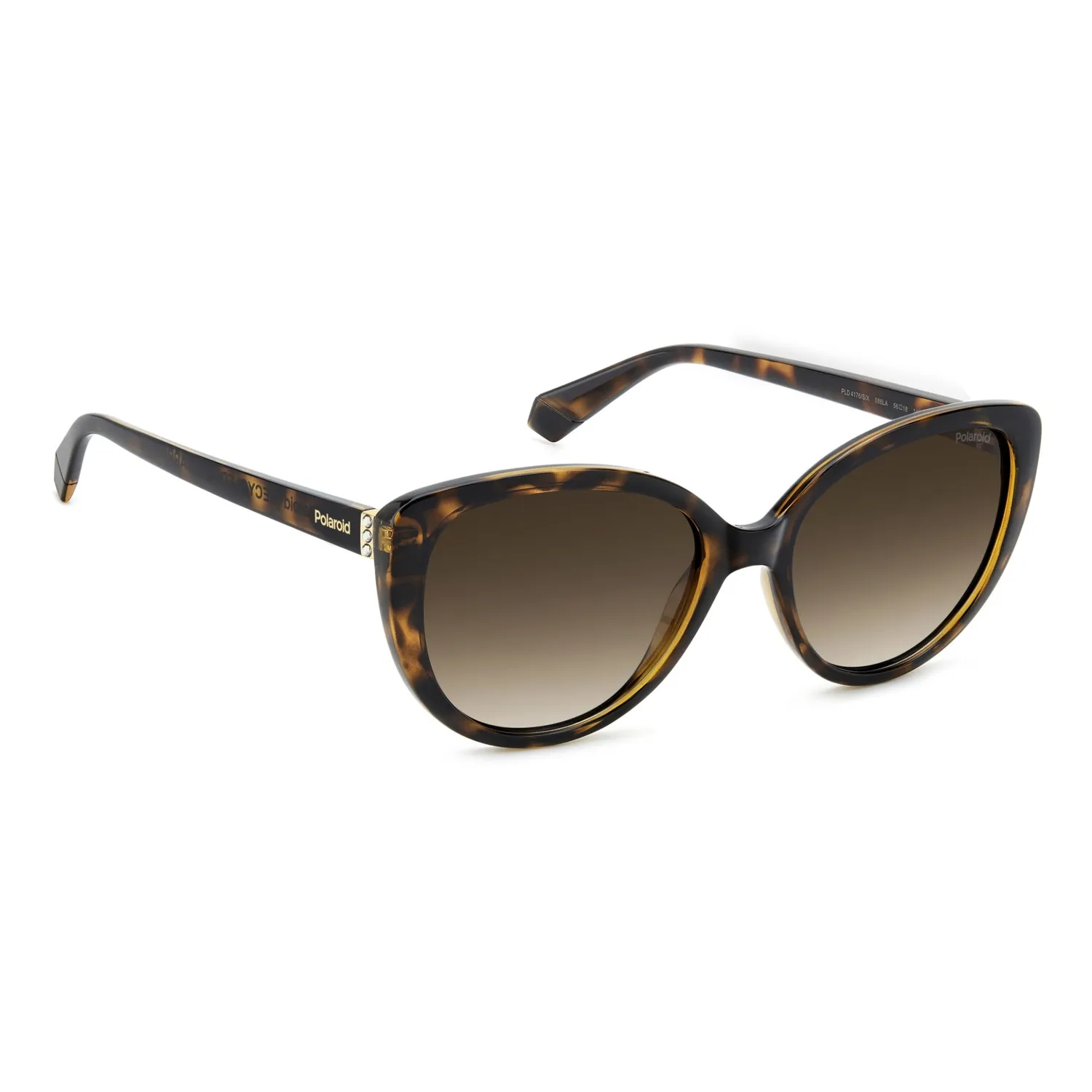 Polaroid PLD 4176/S/X Sonnenbrille Havanna 56-18-145 polarisiert