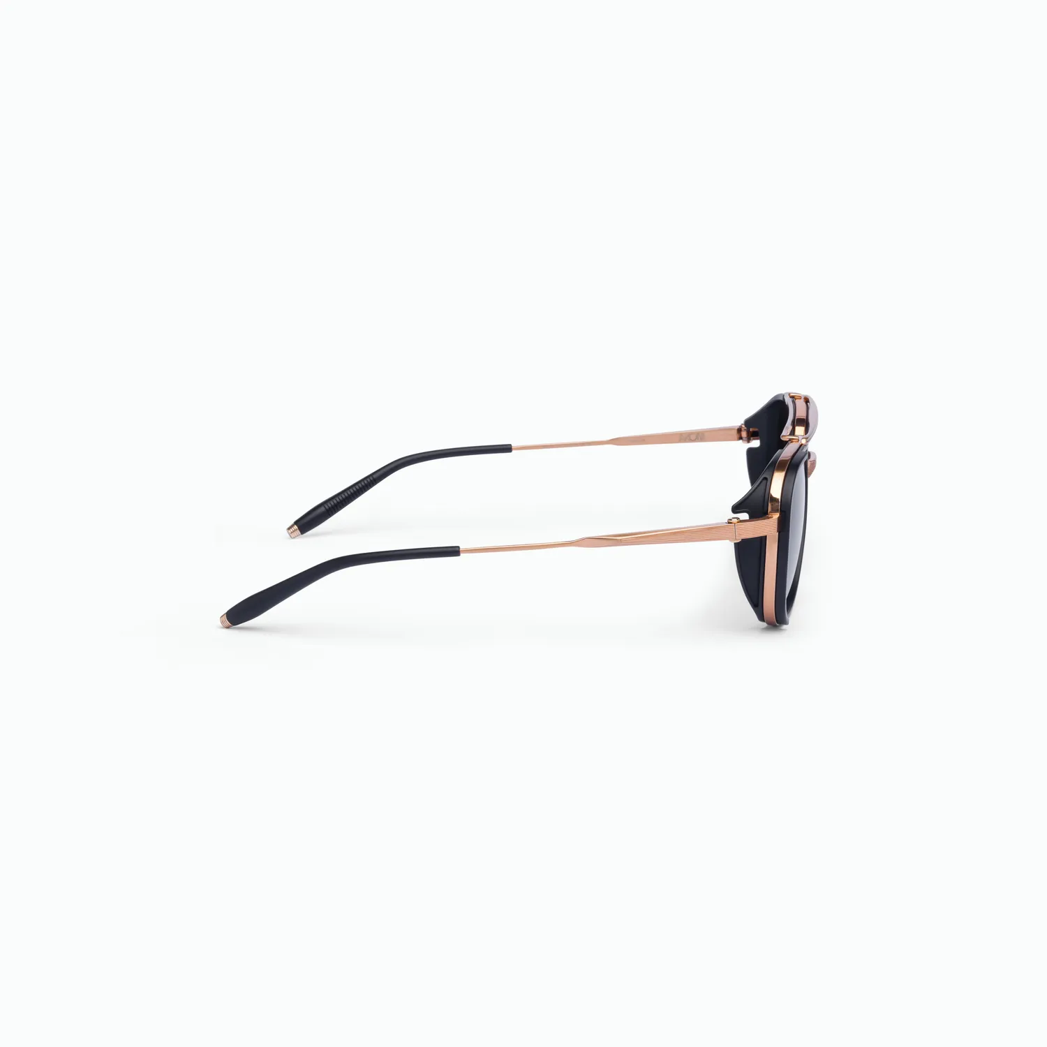 Akoni Horizon Spitzer Sonnenbrille brushed-rose-gold