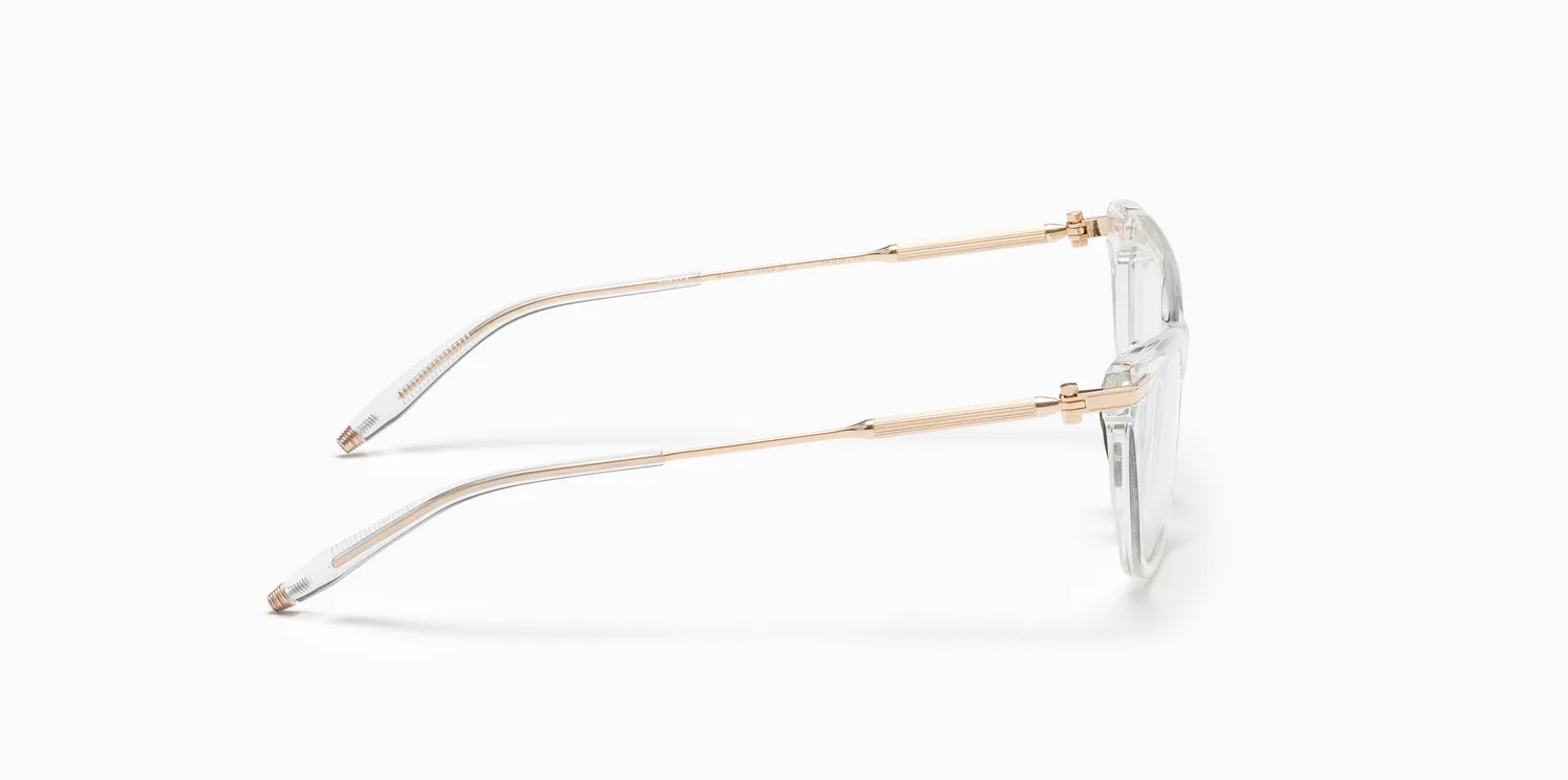 Akoni Iris Brille Crystal Clear Cat-Eye 54