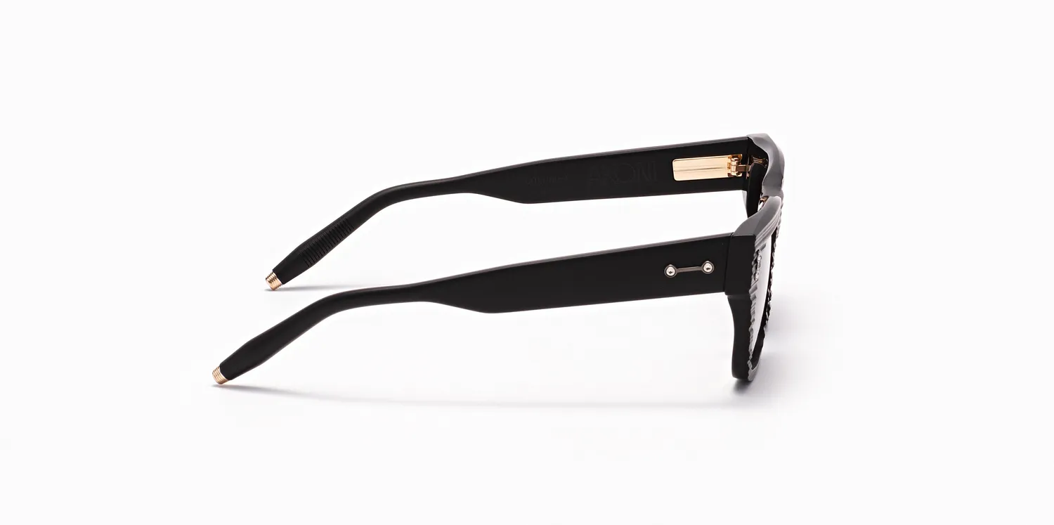 Akoni Etere Columba 54 Sonnenbrille Schwarz
