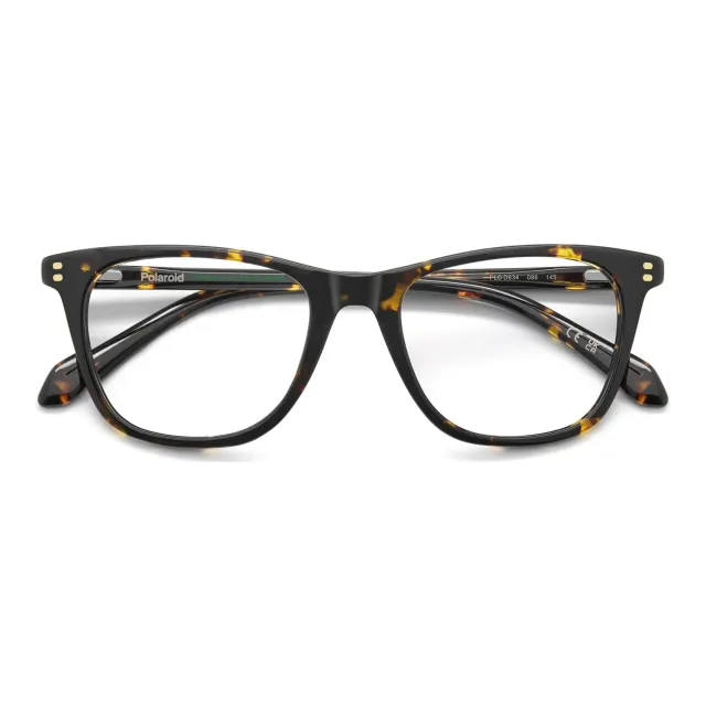 Polaroid PLD D634 Brille Havanna eckig Eco-Acetat