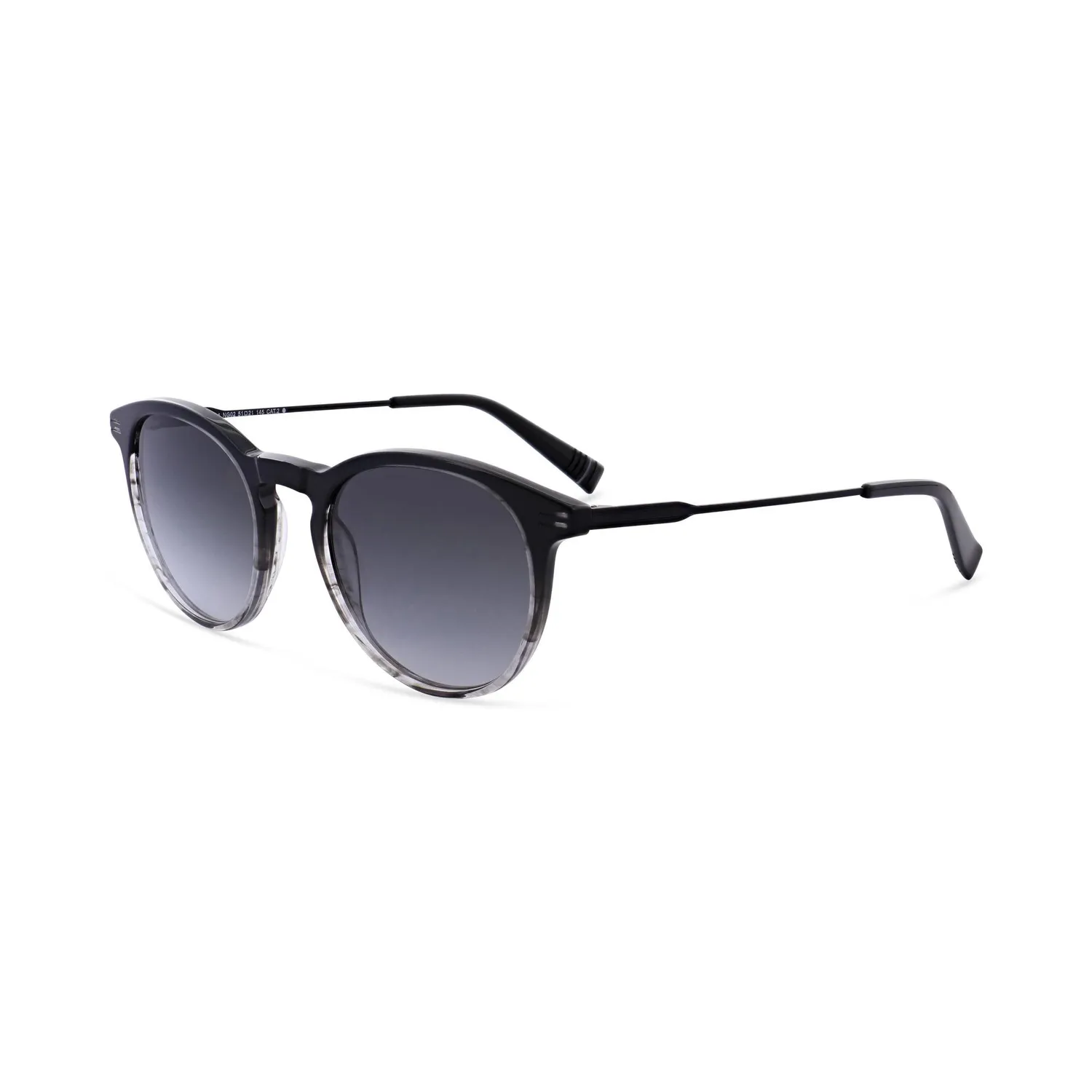 Morel Monaco 1 Sun Sonnenbrille Schwarz Pantos 51-21 Acetat