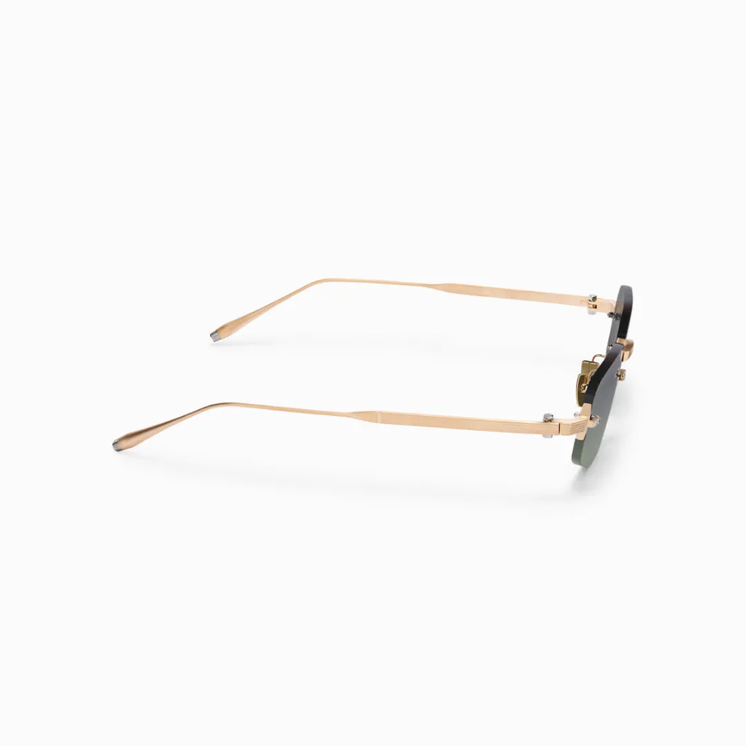 Akoni Juno-Three Delta Sonnenbrille Brushed 12k Gold 3mm