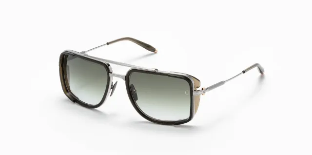Akoni Horizon Stargazer Sonnenbrille Brushed Palladium braun