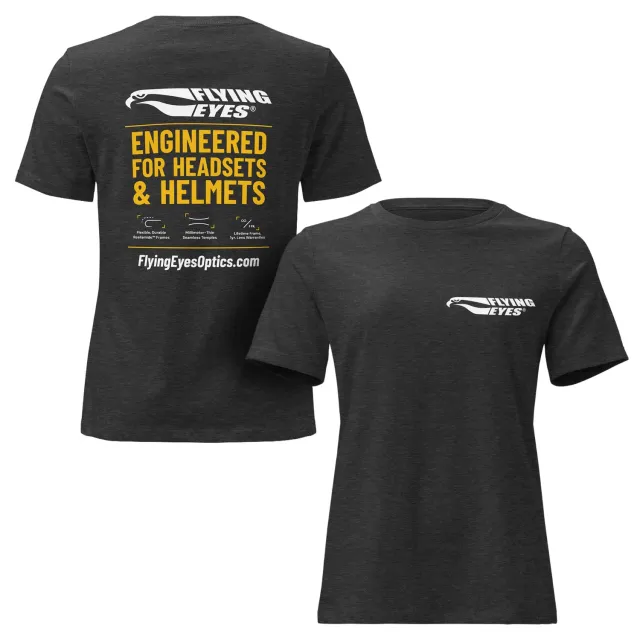 Flying Eyes Engineered T-Shirt Damen Baumwolle S