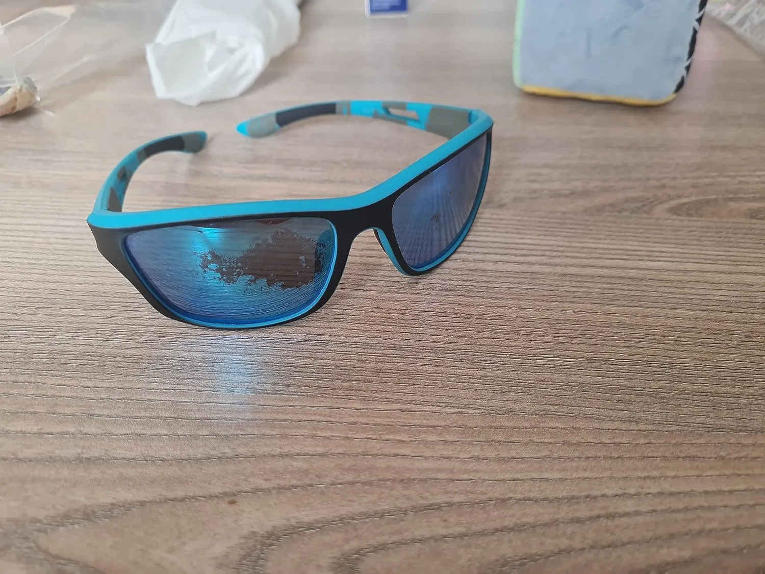 Hemens Sport Sonnenbrille blau polarisiert