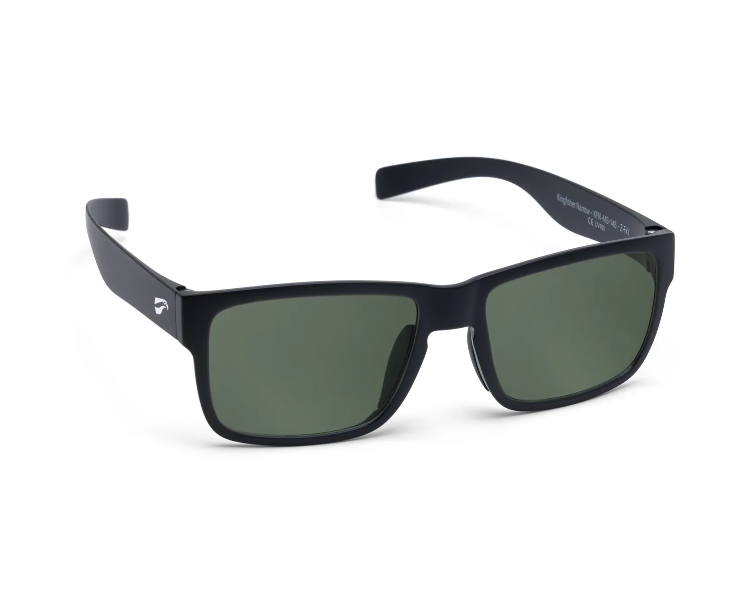 Flying Eyes Kingfisher Sonnenbrille narrow mattschwarz