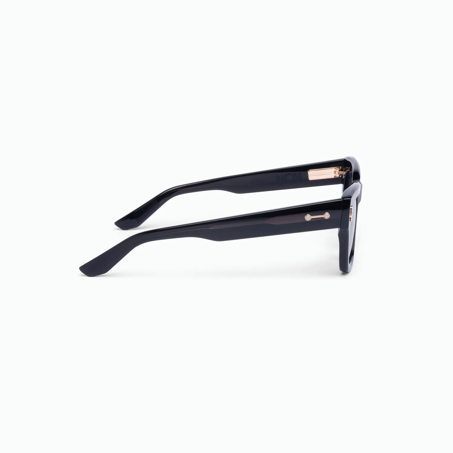 Akoni Horizon Nebula Sonnenbrille Crystal Black