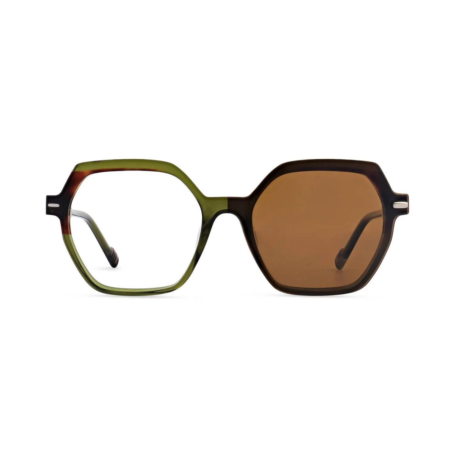 Morel Eclipse 12 Brillengestell hexagonal Acetat Damen