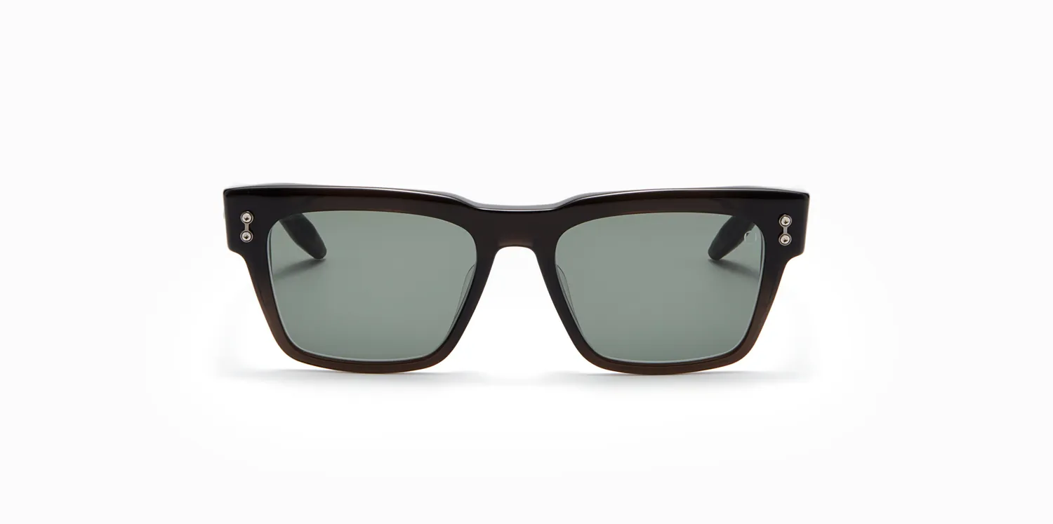 Akoni Etere Columba 56 Sonnenbrille schwarz Acetat
