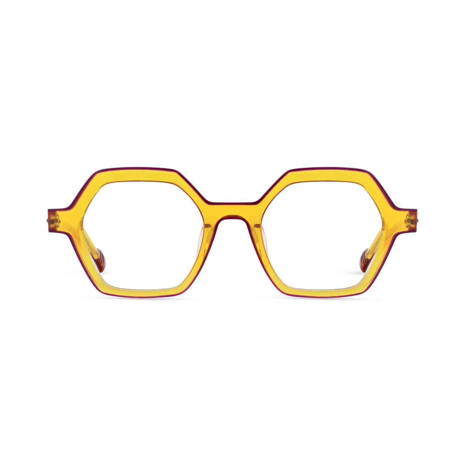 Morel Enigma 12 Brille Damen hexagonal Acetat 47mm