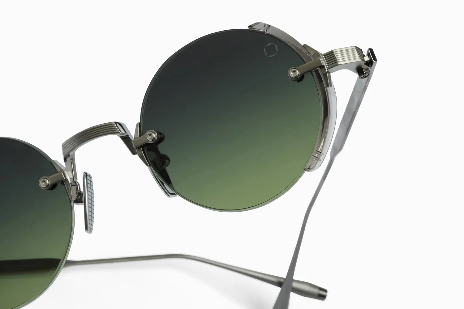 Akoni Optima Jupiter Sonnenbrille Palladium Schwarz