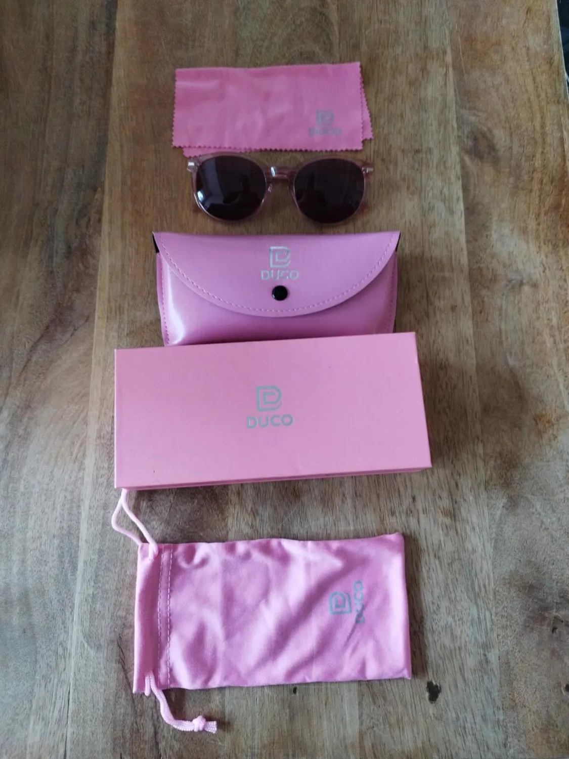 DUCO 1230 Damen Sonnenbrille Schwarz polarisiert