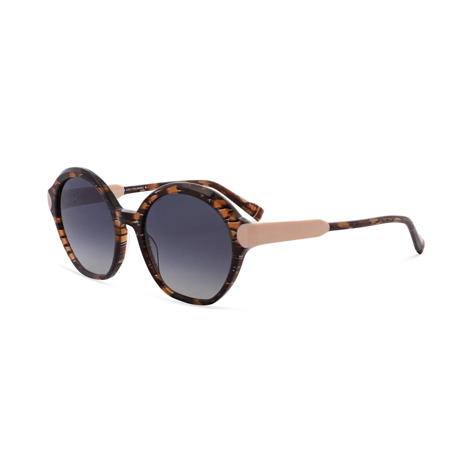Morel Naxos 1 Sonnenbrille rund Damen Acetat