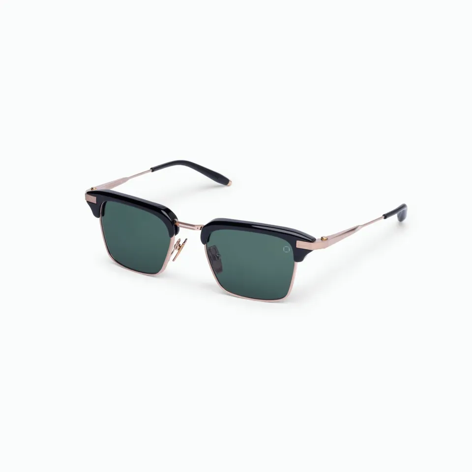 Akoni Horizon Euclid Sonnenbrille Brushed Gold Browline