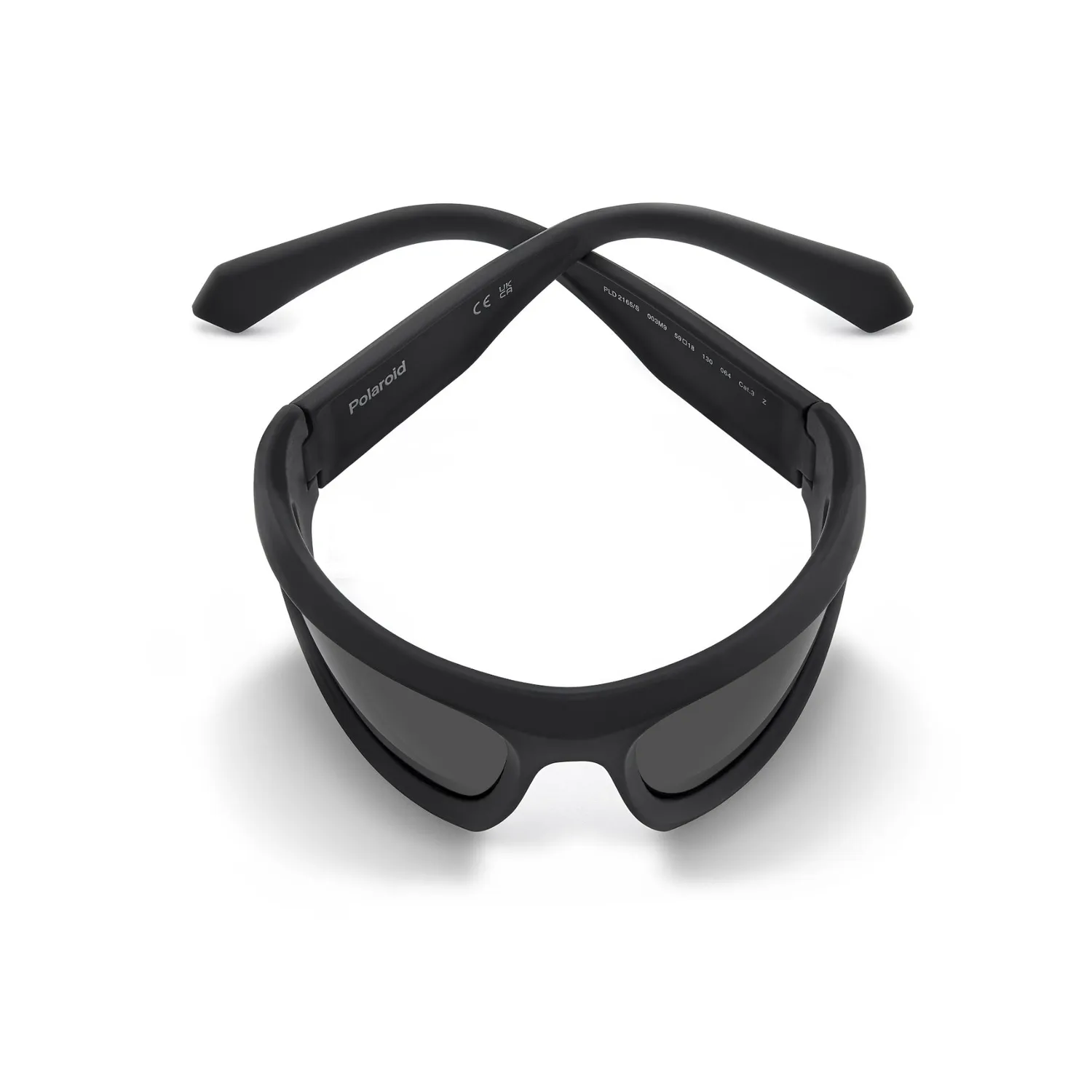 Polaroid PLD 2165/S Unisex-Sonnenbrille Schwarz Gummi