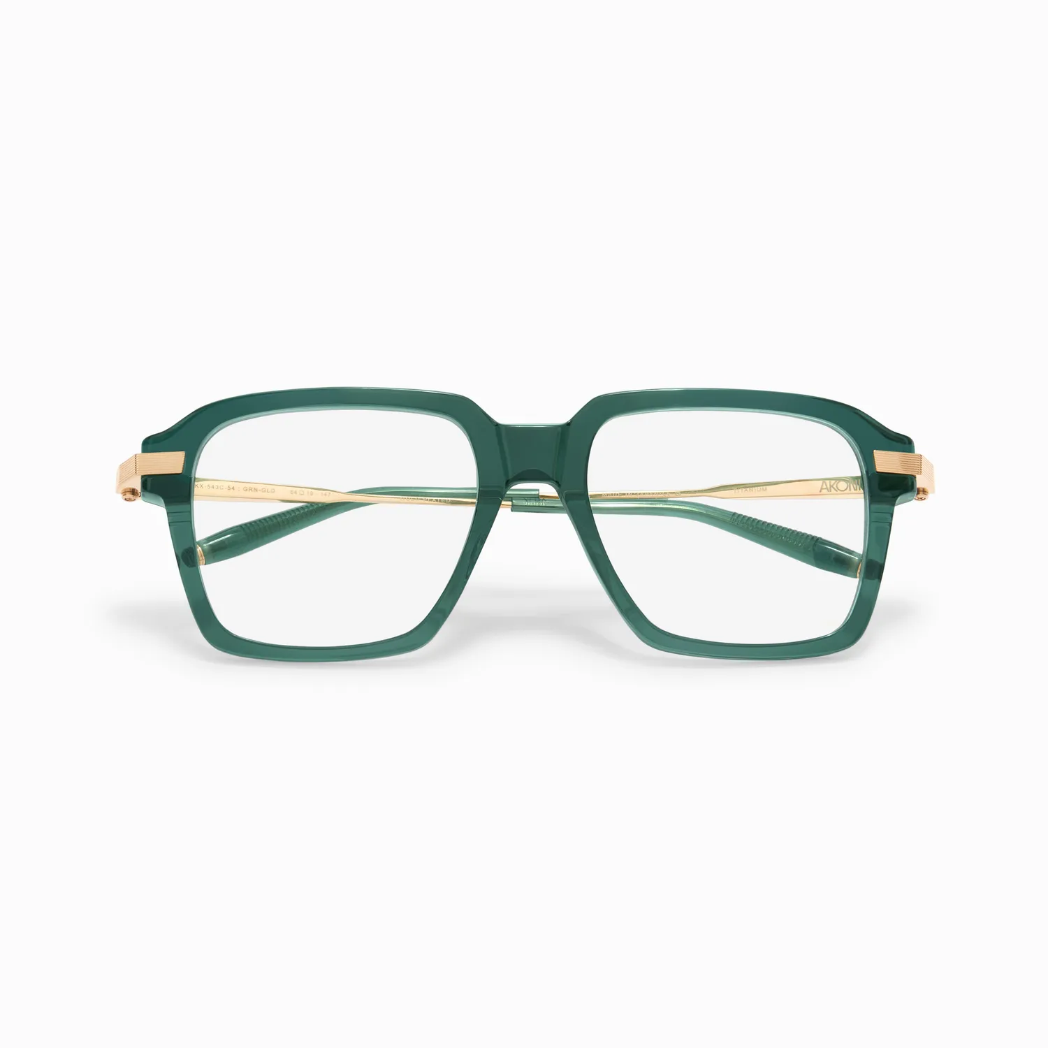 Akoni Etere Vera Brille Grün Acetat