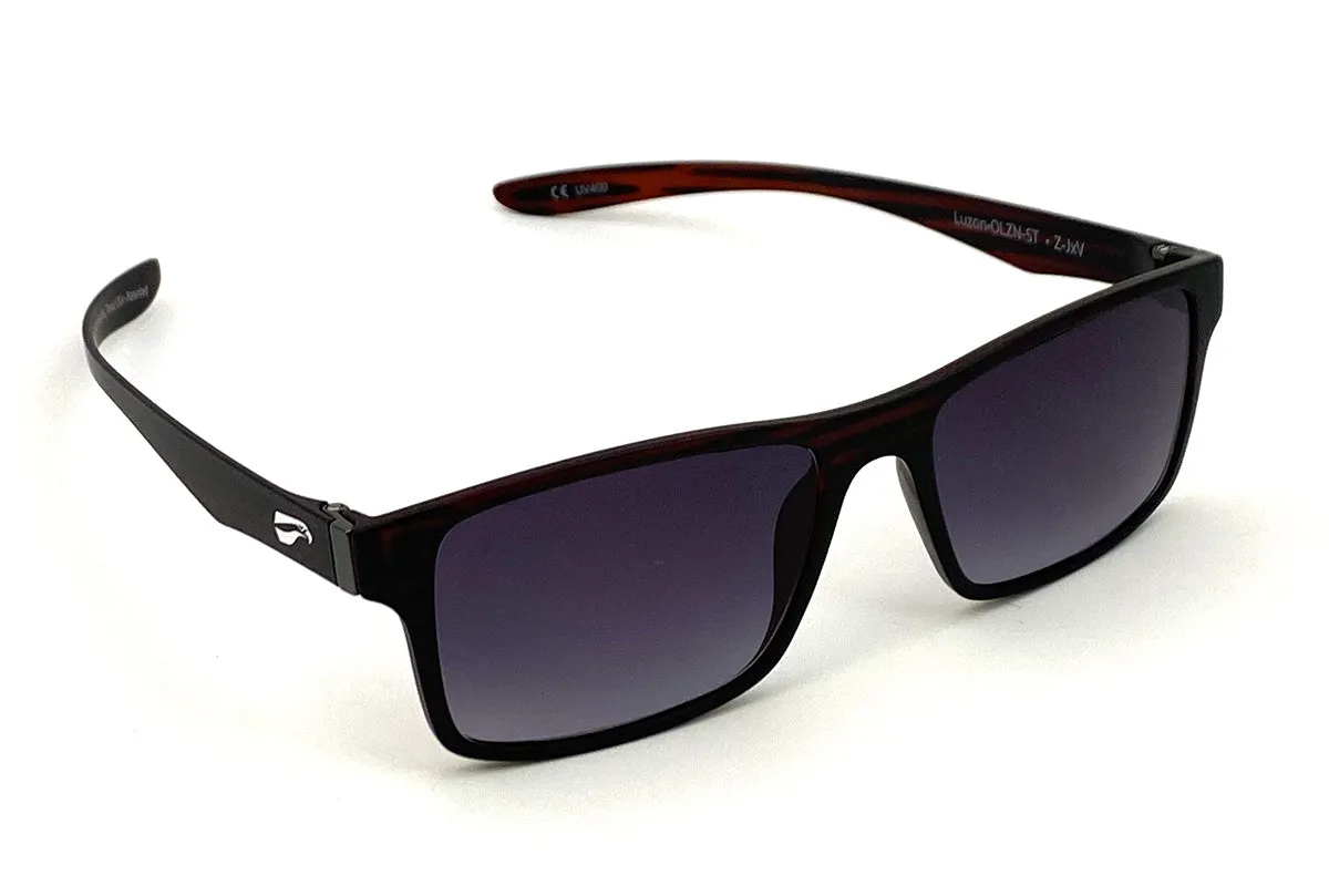 Flying Eyes Luzon Sonnenbrille Mattschwarz grau kantig