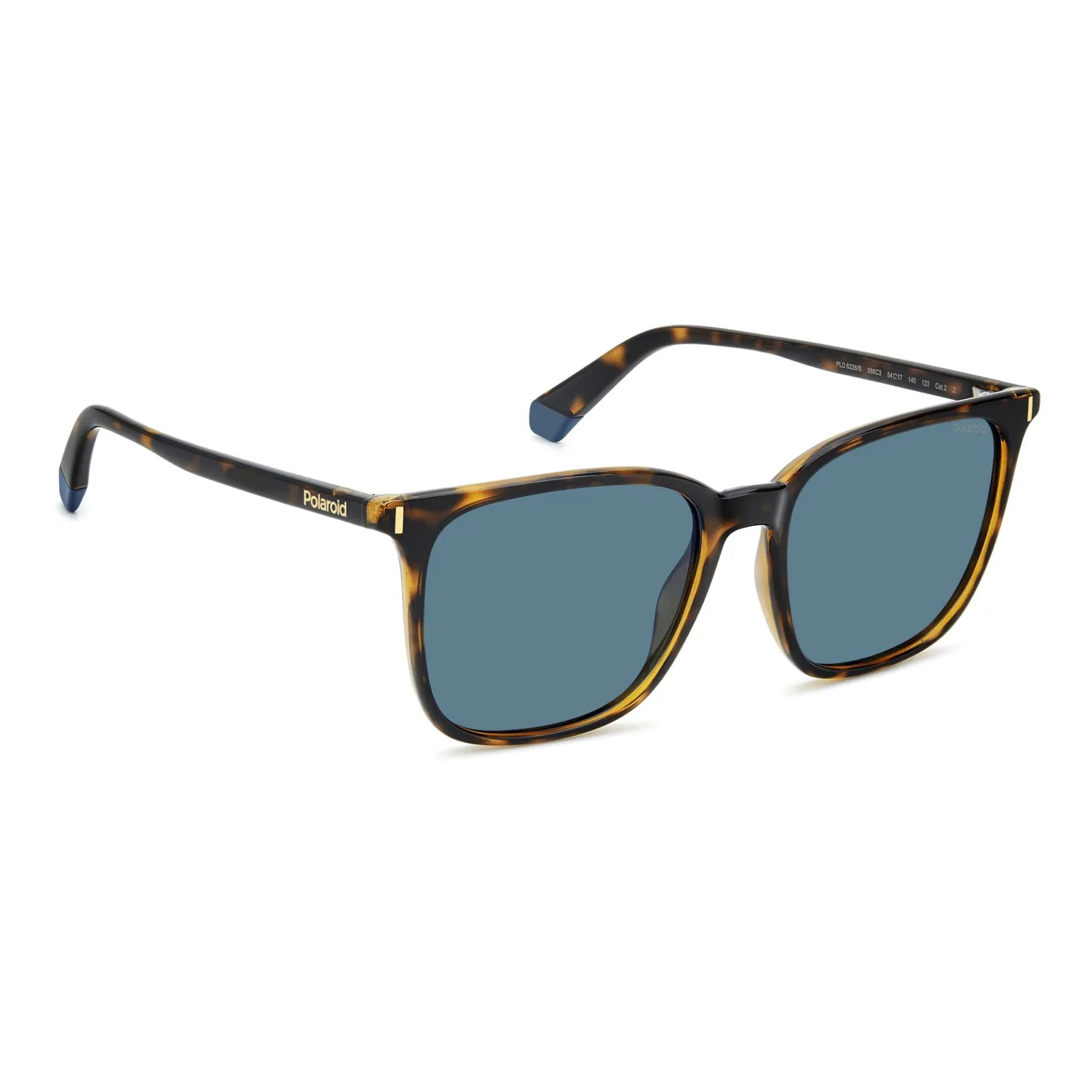 Polaroid PLD 6226/S Sonnenbrille Havana blau polarisiert
