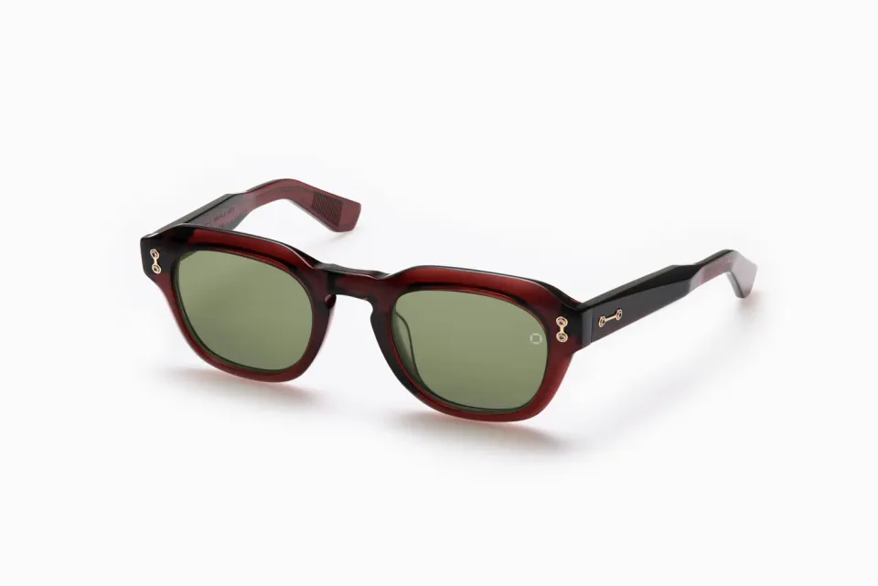 Akoni Optima Blaze Sonnenbrille Crystal Burgundy 51