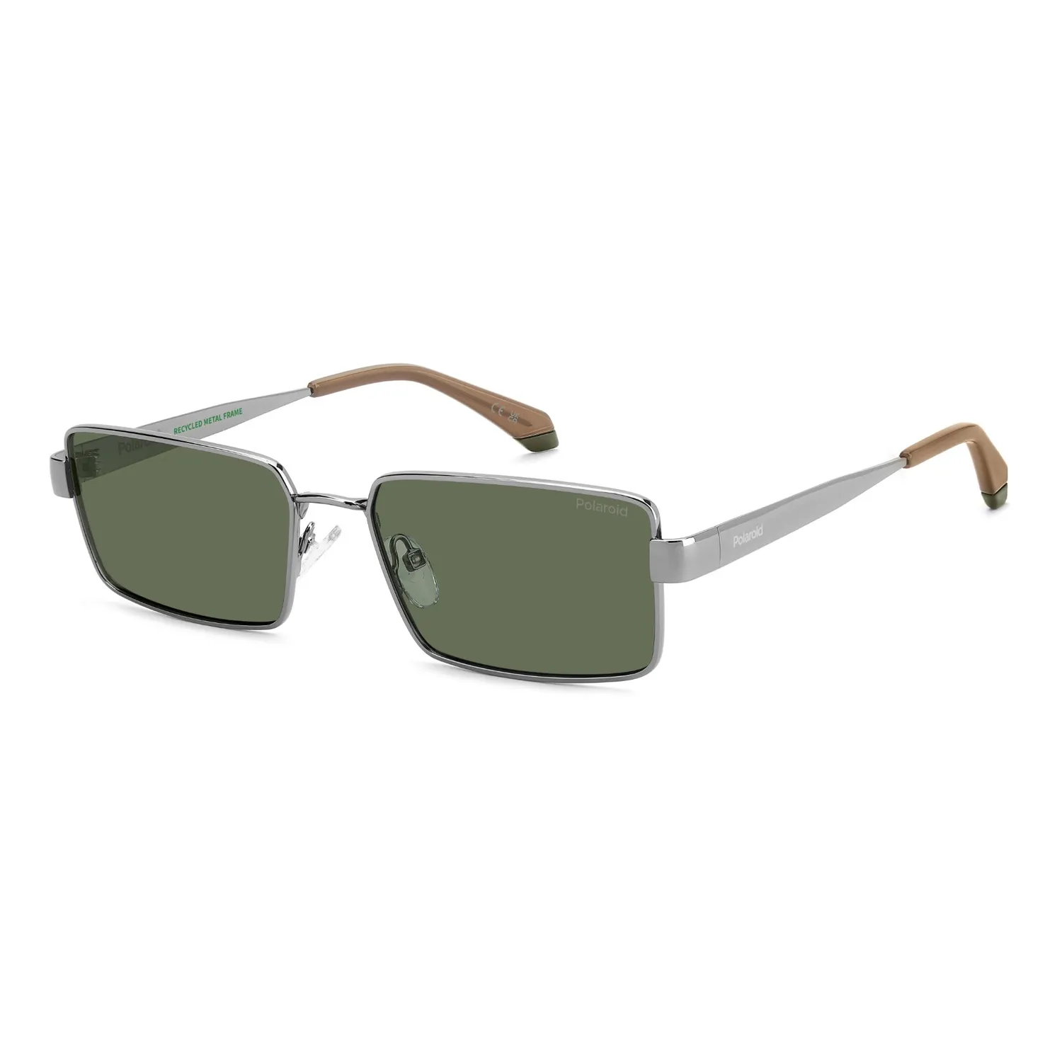 Polaroid PLD 6255/S/X Sonnenbrille Herren Gold Grey polarisiert eckig