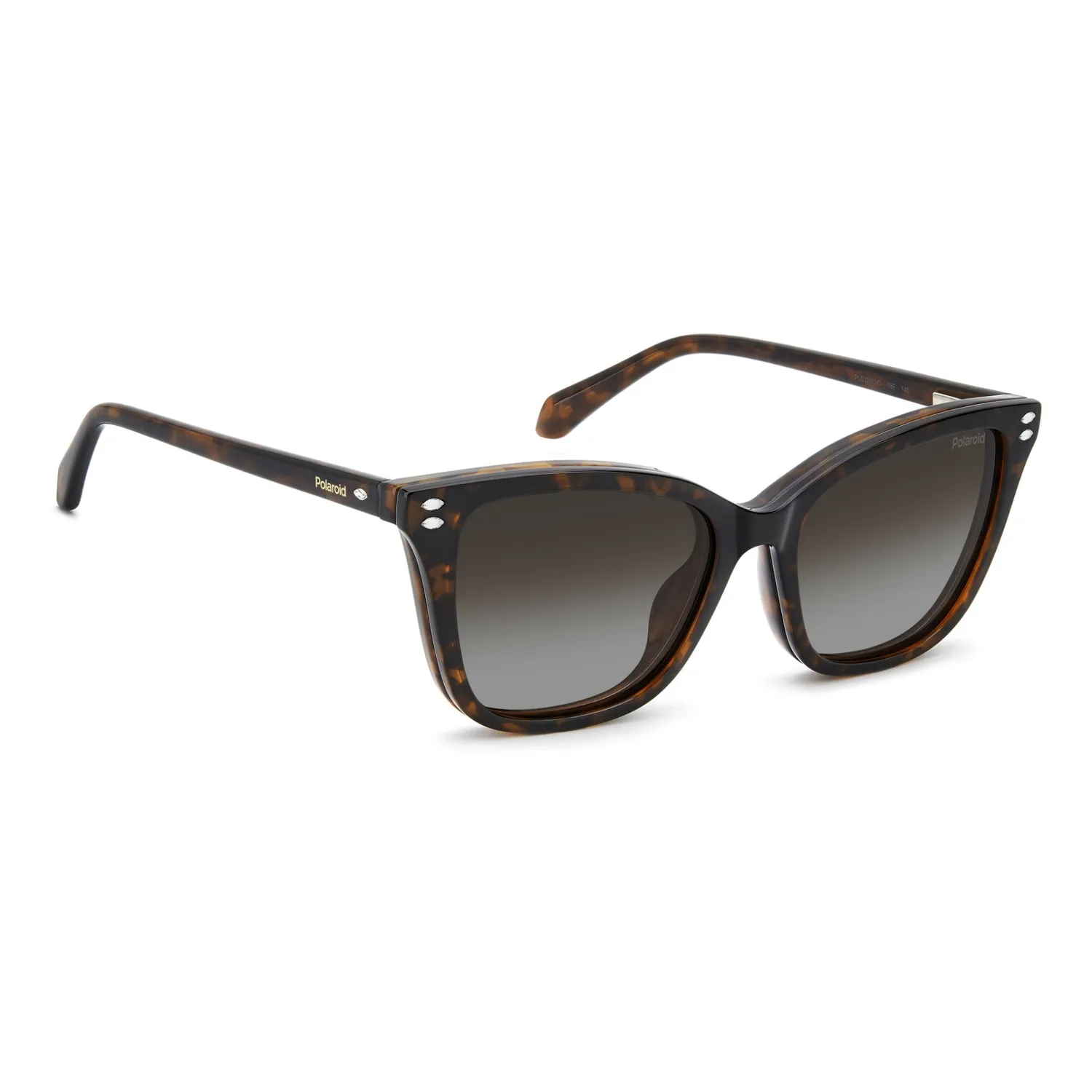Polaroid PLD D603/C Brille Havanna Cateye Clip-on