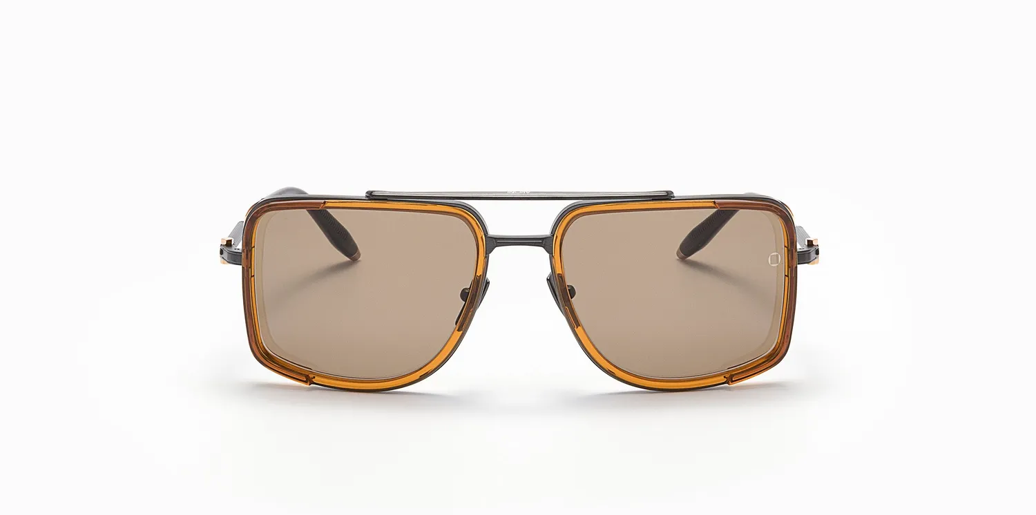 Akoni Stargazer Sonnenbrille Brushed Black Navigator
