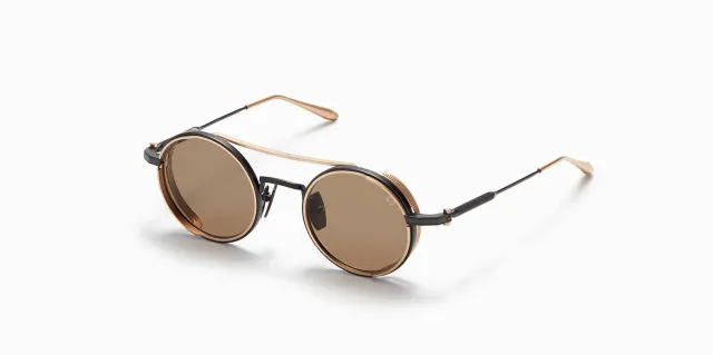 Akoni Eris 46 Sonnenbrille Brushed Black Titan