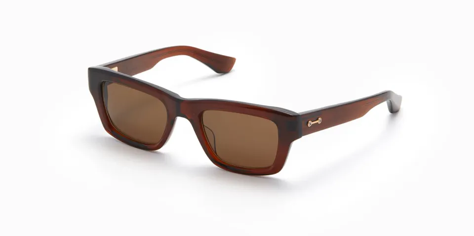 Akoni Etere Libra Sonnenbrille Dark Crystal Brown 52