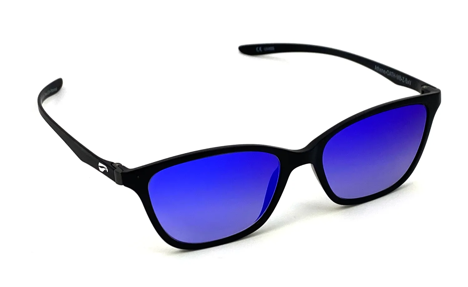 Flying Eyes Athene Sonnenbrille Matt Schwarz Grau eckig