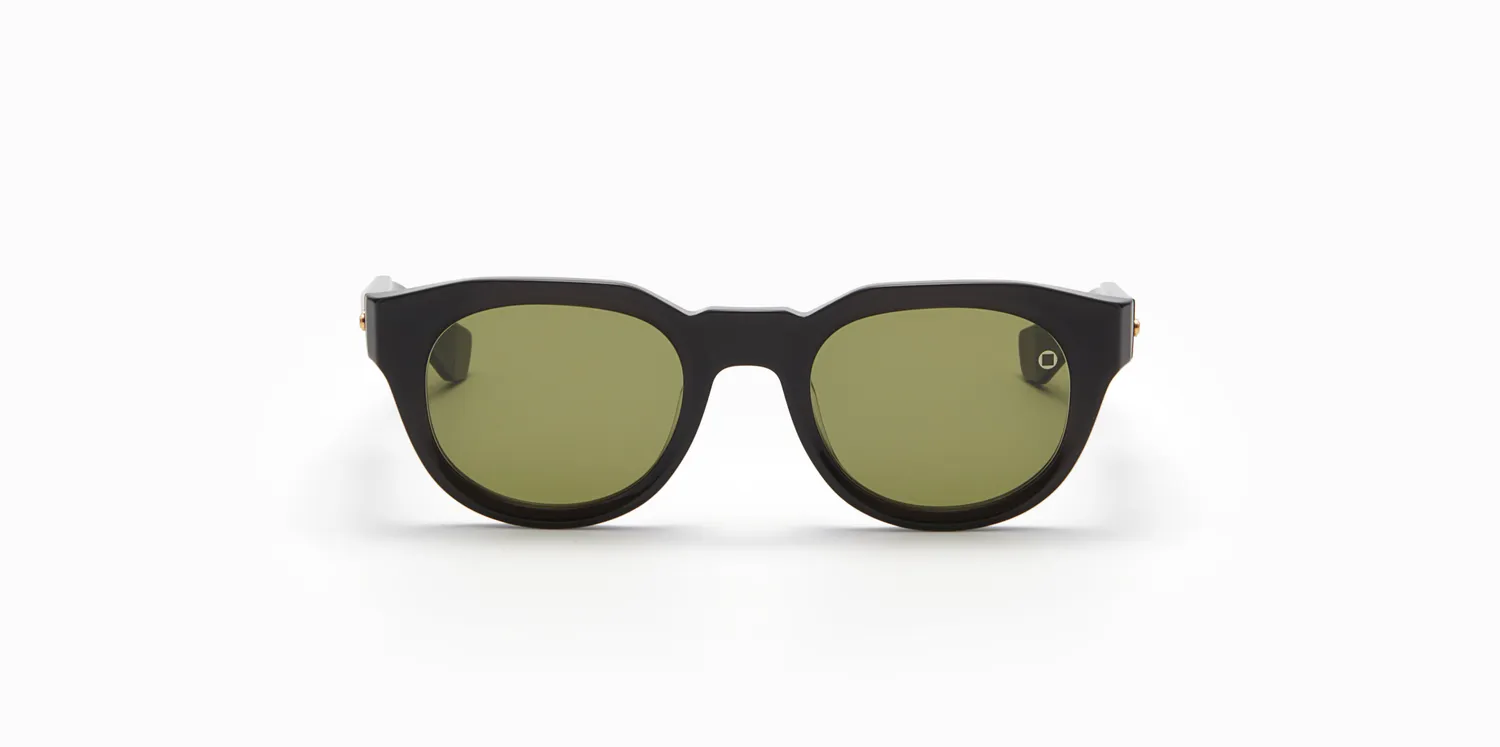 Akoni Optima Alpha Sonnenbrille Crystal Black Acetat
