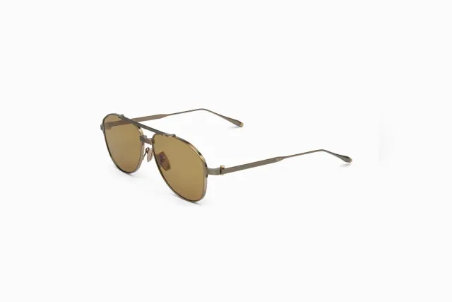 Akoni Optima Helios Titan-Sonnenbrille Antique Gold
