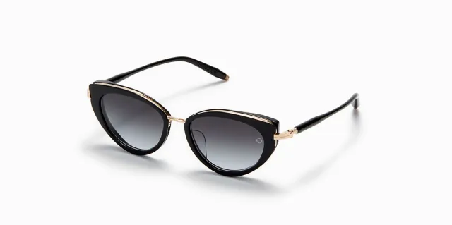 Akoni Etere Athena Sonnenbrille Schwarz Cateye