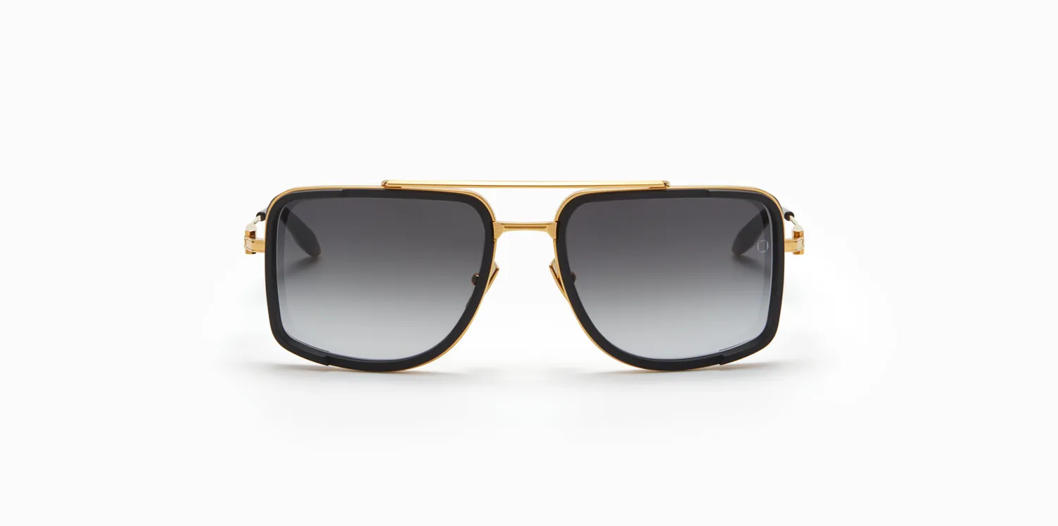 Akoni Stargazer Sonnenbrille Yellow Gold Navigator