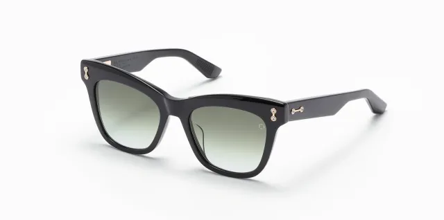 Akoni Etere Vela Sonnenbrille Black Cat-Eye 55