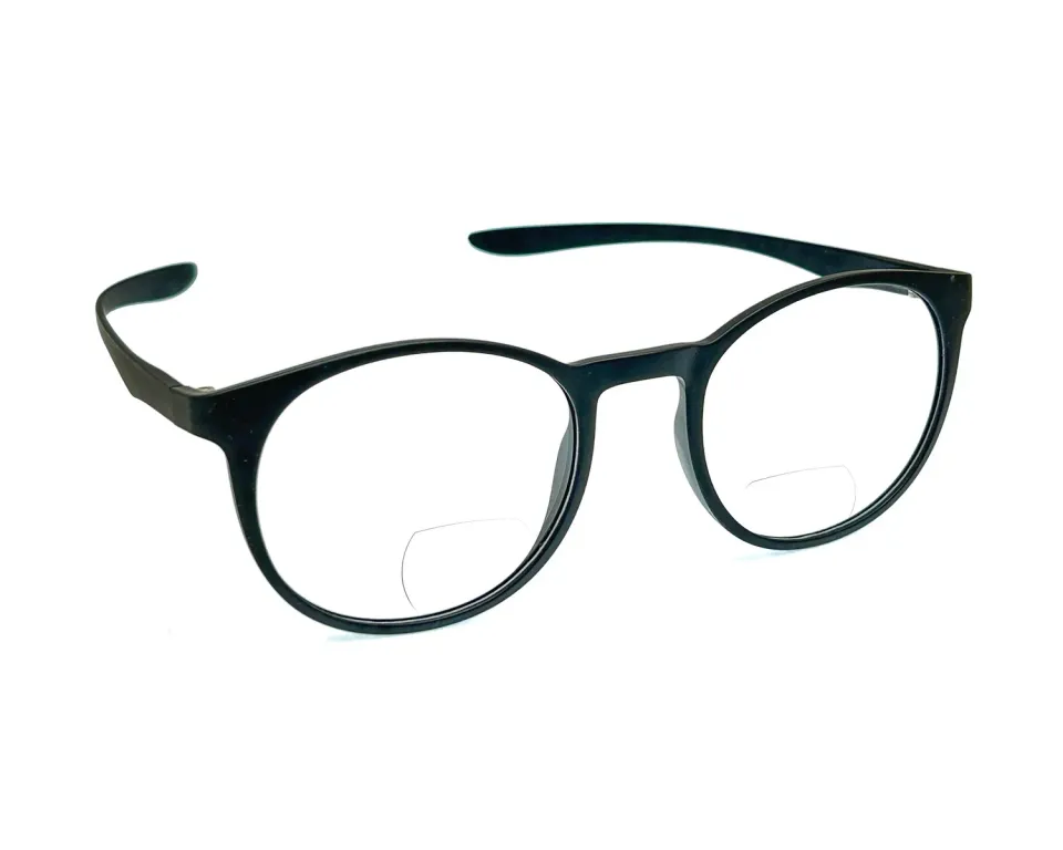 Flying Eyes Ninox Brille Standard matt schwarz klar +2,0 rund