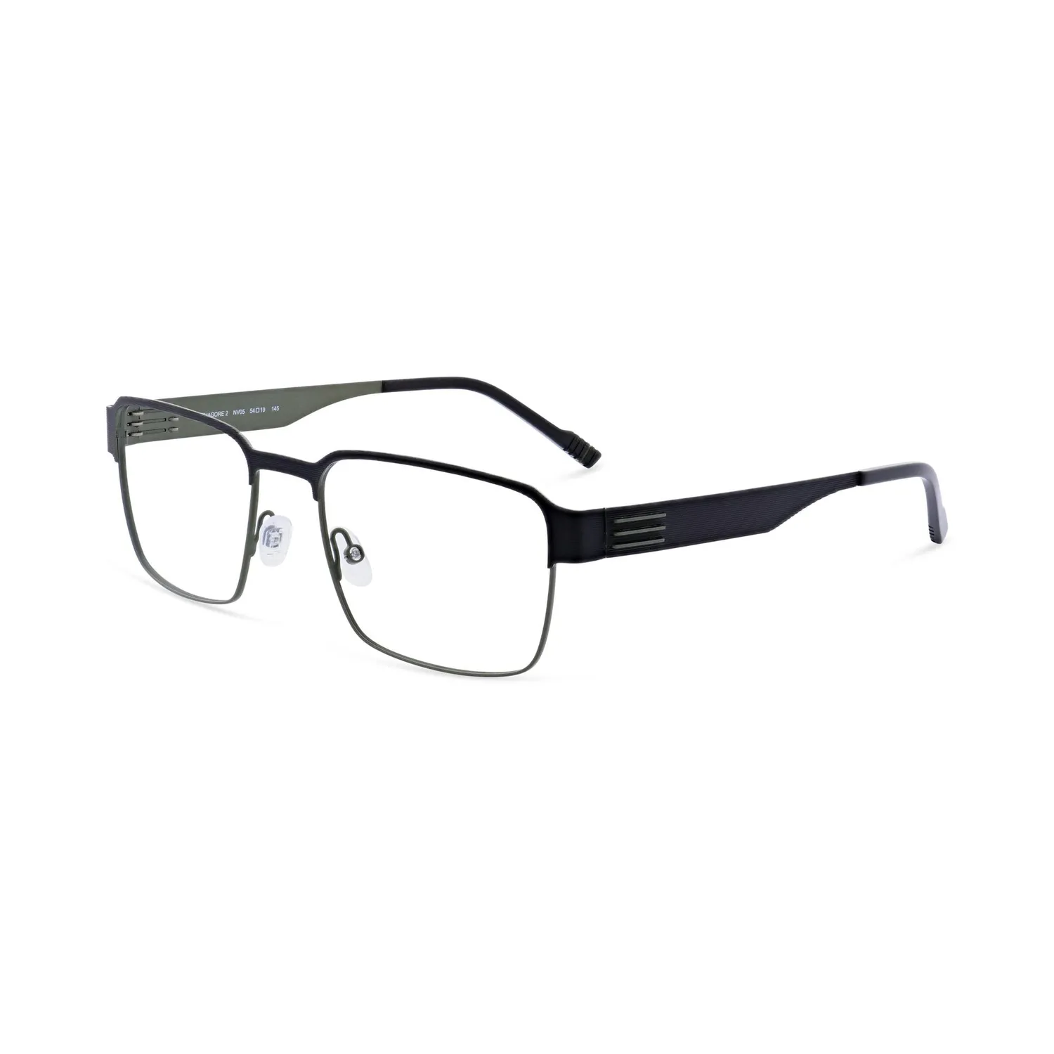 Morel Pythagore 2 Brille BM06 Edelstahl eckig