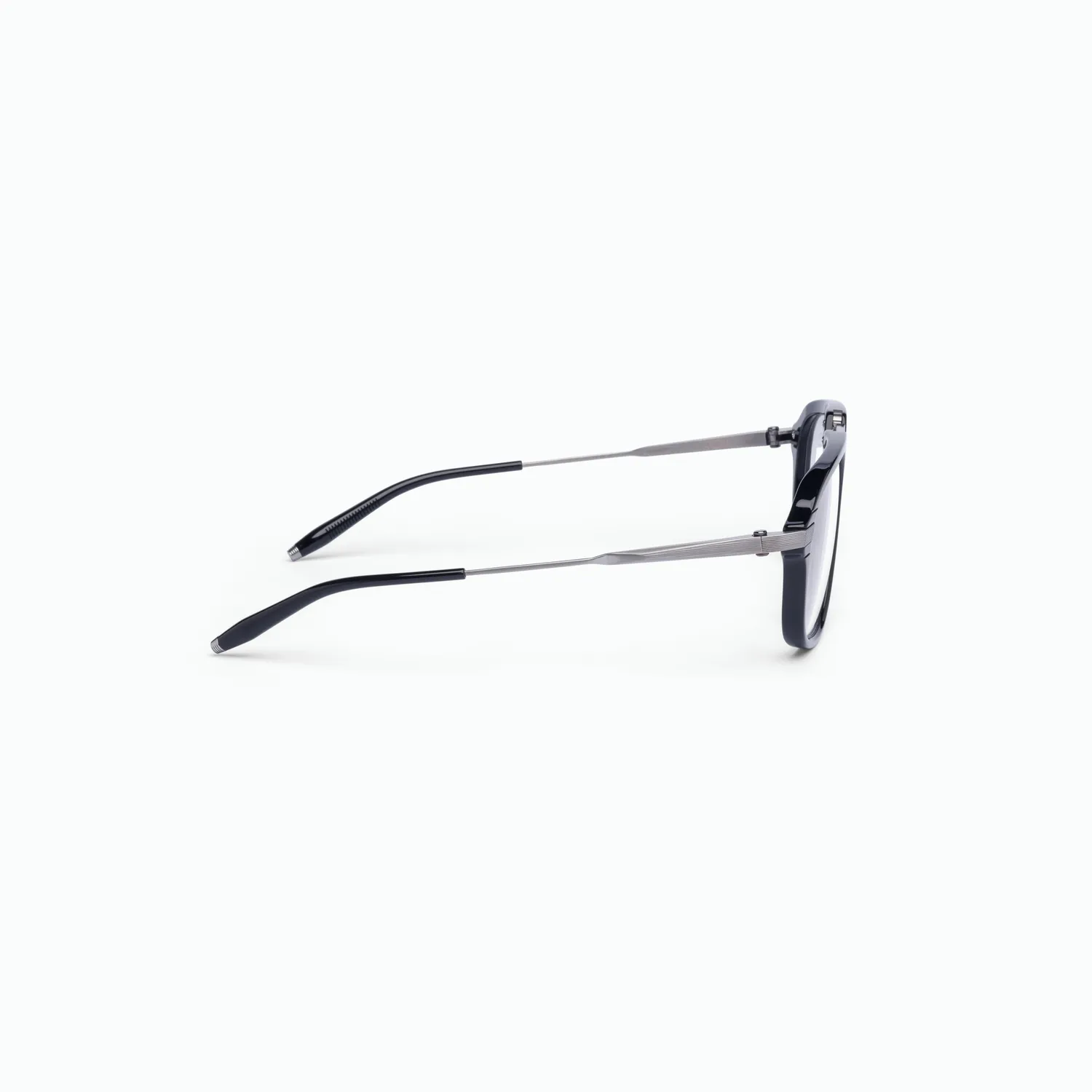 Akoni Horizon Iras Brille Schwarz Acetat-Titan
