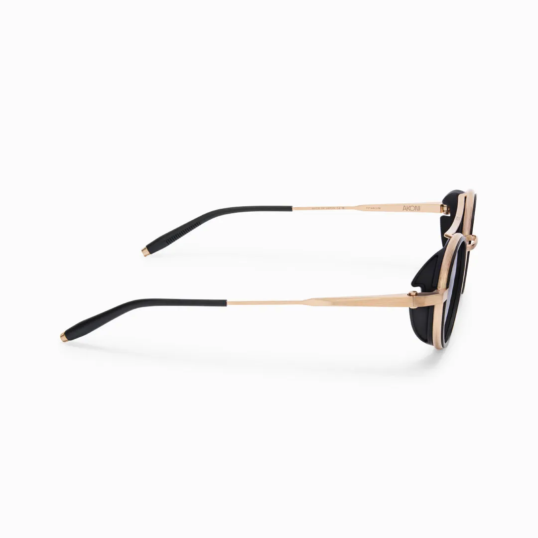 Akoni Horizon Astria Sonnenbrille Mattschwarz Aviator