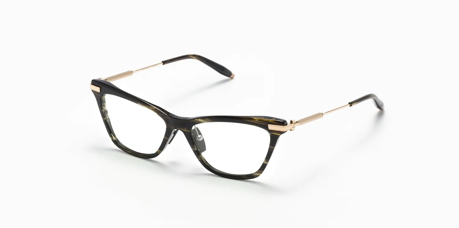 Akoni Iris Brille Crystal Clear Cat-Eye 54