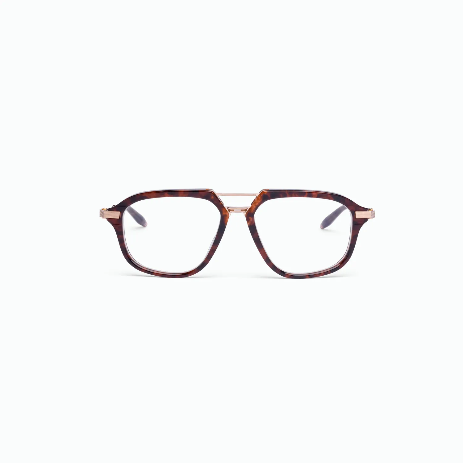 Akoni Horizon Iras Brille Schwarz Acetat-Titan