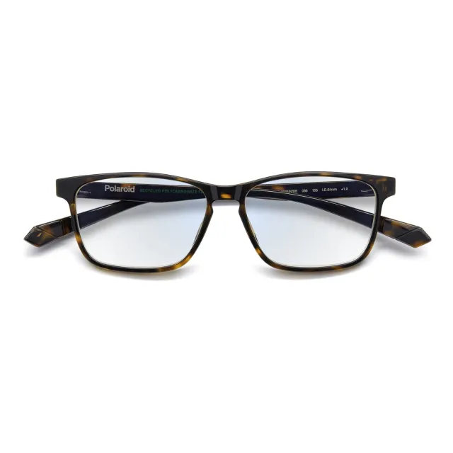 Polaroid PLD 0038/R/BB Lesebrille Schwarz +1,50 Blaulicht