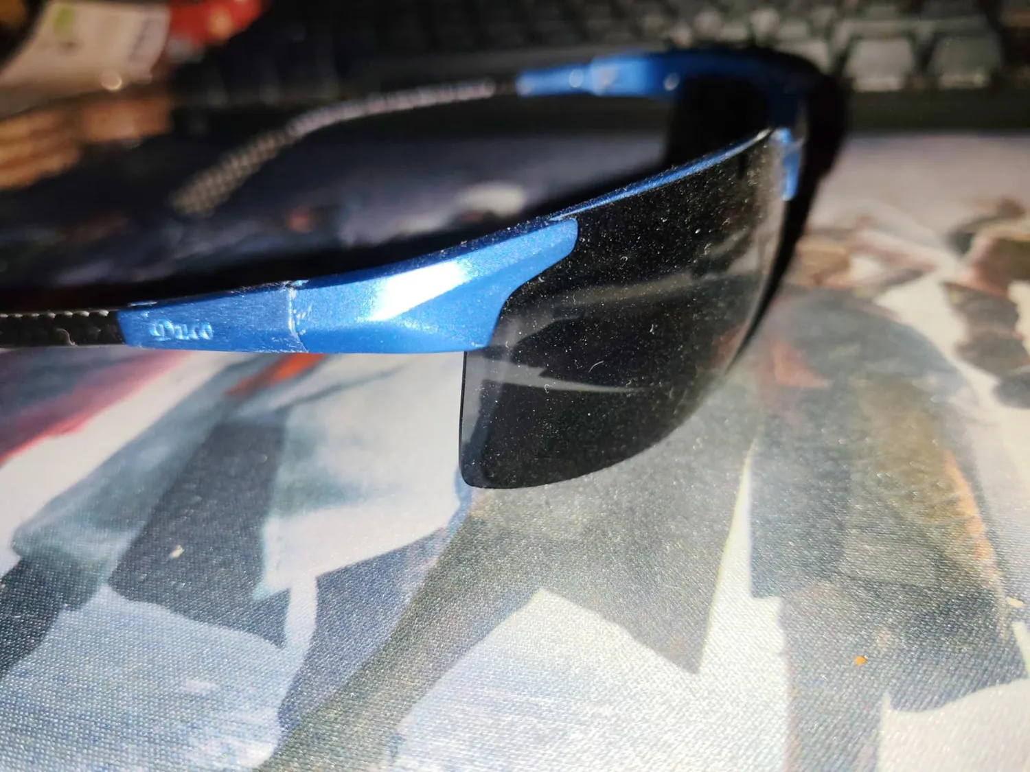 DUCO 8277 Sonnenbrille Herren Schwarz Grau polarisiert