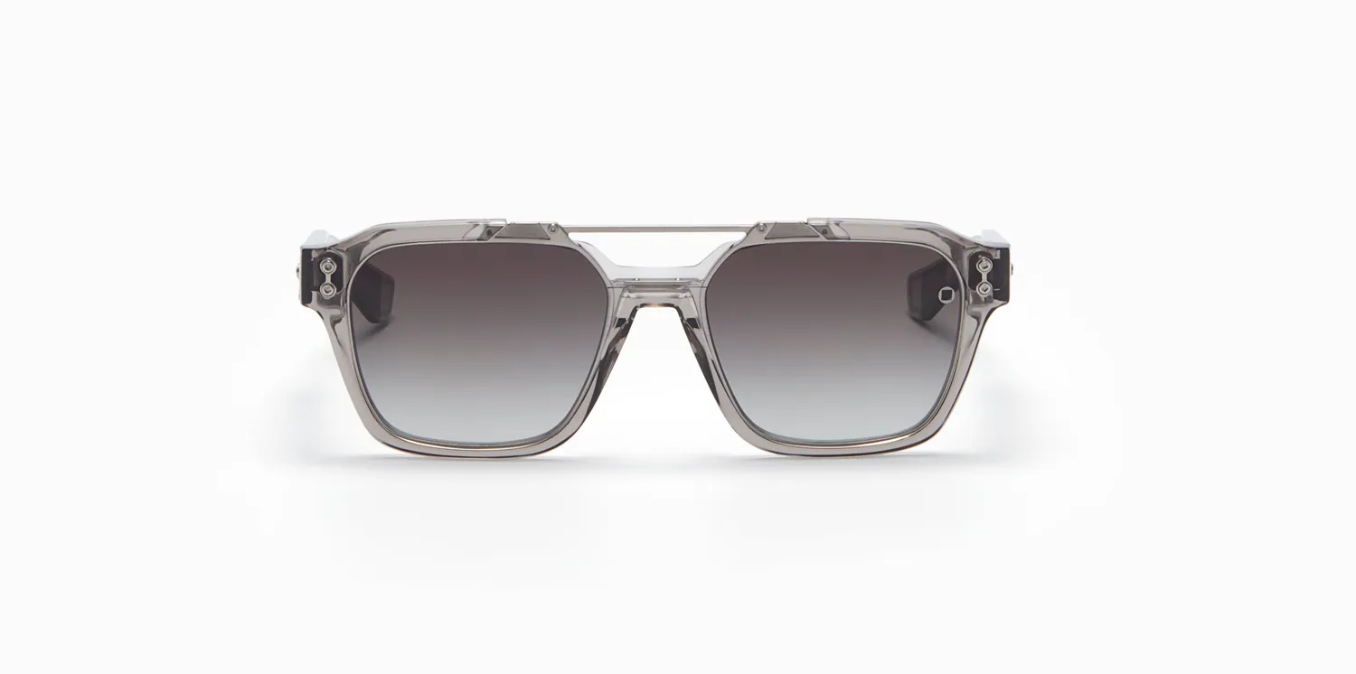 Akoni Delta Discovery Sonnenbrille Dunkelgrau Acetat Titan