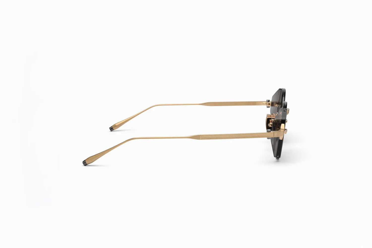 Akoni Optima Jupiter Sonnenbrille Brushed Gold Shield