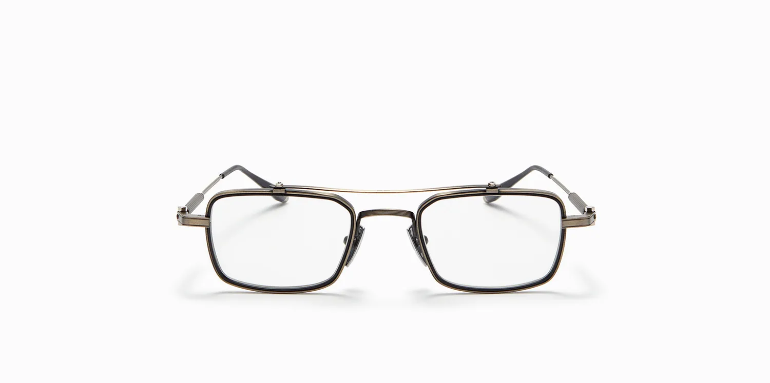 Akoni Delta Cassini Brille Antique Silver Titan 48