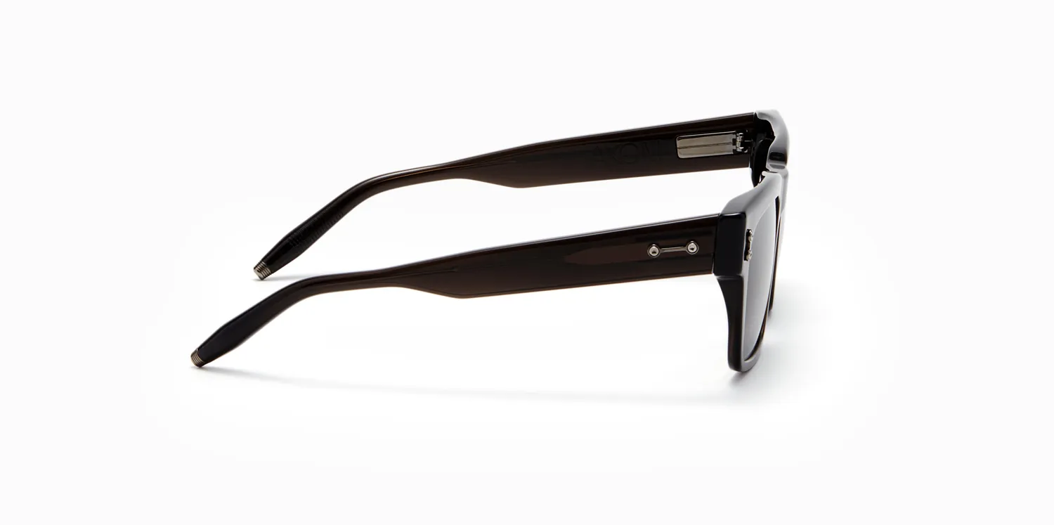 Akoni Etere Columba 56 Sonnenbrille schwarz Acetat