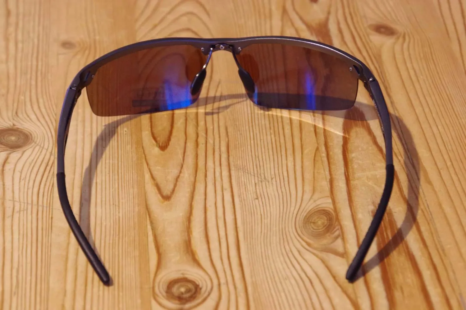DUCO 8550 Sonnenbrille Herren Schwarz Grau polarisiert
