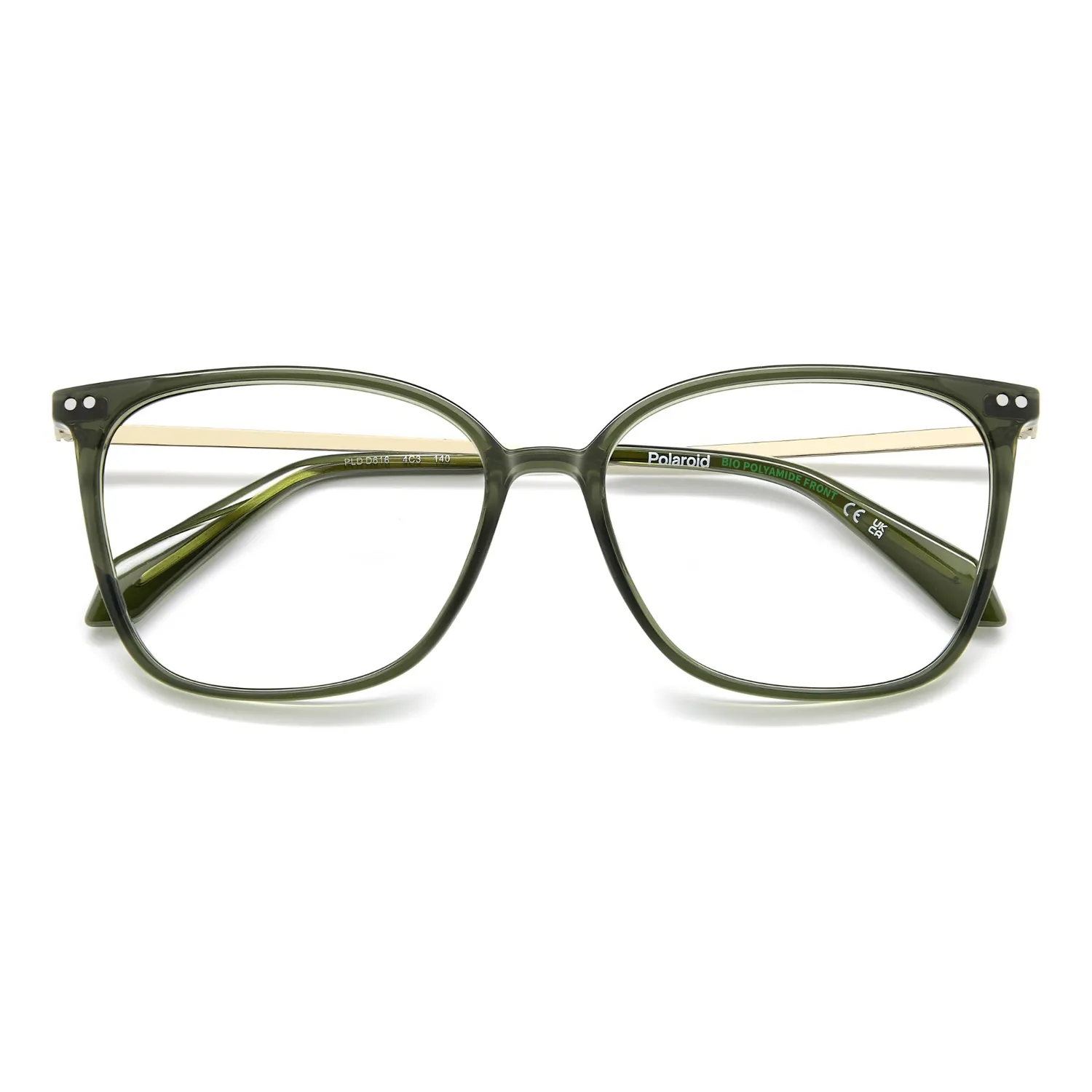 Polaroid PLD D616 Brille havana eckig titan-leicht