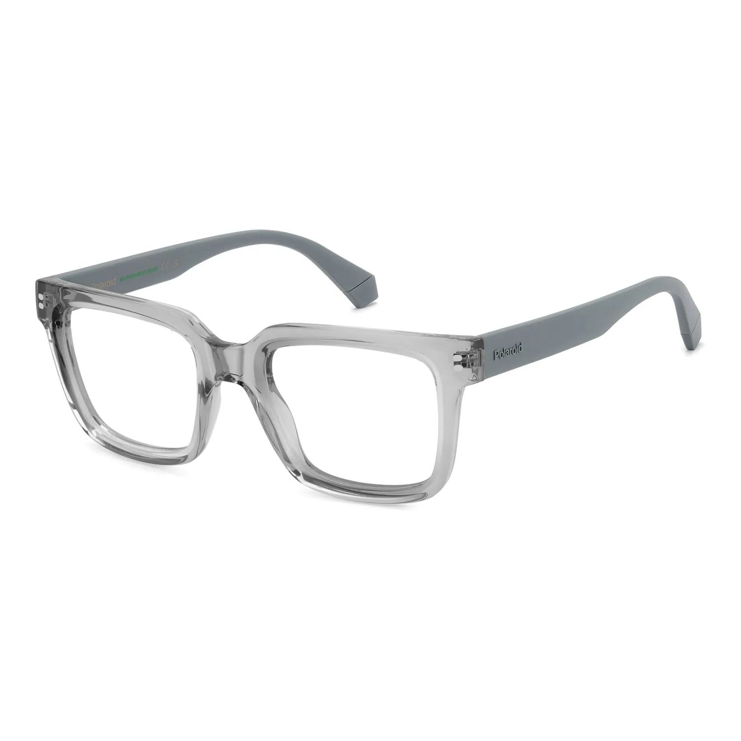 Polaroid PLD D578 Brille Schwarz eckig Gummibügel